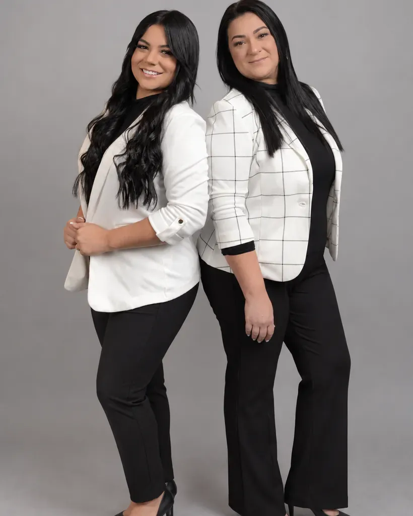Two members of the Issa Beauty Studio team