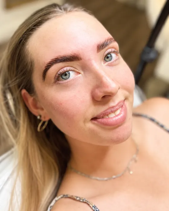 Brow lamination result